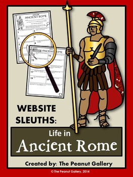 Preview of Website Sleuths- Life in Ancient Rome | Web/ Internet Search | Scavenger Hunt