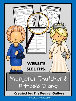 Preview of Website Sleuths: Margaret Thatcher and Princess Diana
