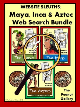 Preview of Website Sleuths: Maya, Inca & Aztec Bundle | Web/ Internet Search Activity