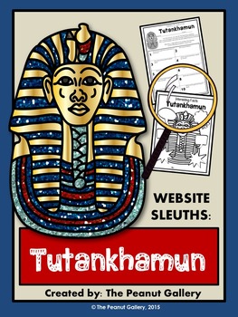 Preview of Website Sleuths: Tutankhamun (King Tut) | Web/ Internet Search | Scavenger Hunt