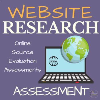 Preview of Online Research Source Credibility Assessments and Rubric