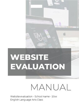 Preview of Website evaluation manual