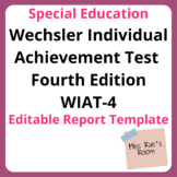 Wechsler Individual Achievement Test-4th Edition WIAT-4 Re