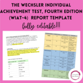 Wechsler Individual Achievement Test, Fourth Edition (WIAT