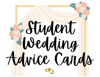 Preview of Wedding Advice Cards from a Preschool Student