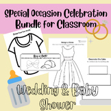 Wedding/Baby Celebration for Classroom Special Occasion BUNDLE