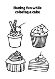 Wedding Cake Coloring Book, Coloring Books Guest Gift Wedd
