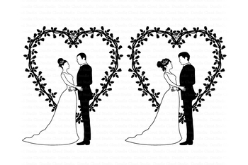 Download Wedding Couples Svg Bride And Groom Svg Wedding Heart Wedding Clipart