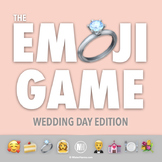 Bridal Shower Activity, Wedding Day Emoji Pictionary Guess