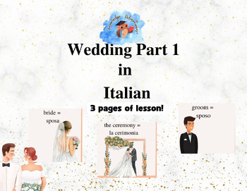 Preview of Wedding Part 1 in Italian