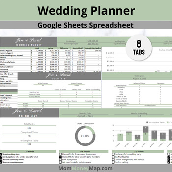 Wedding Planning Book and Organizer, Bridal Wedding Planner Book