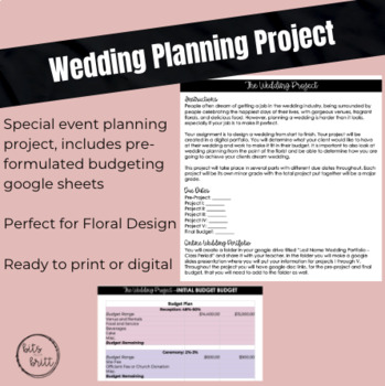 Preview of Wedding Planning Project