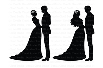 Free Free 131 Wedding Couple Svg SVG PNG EPS DXF File
