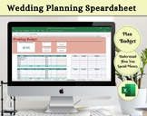 Wedding Spreadsheet | Wedding Budget Spreadsheet | Editabl