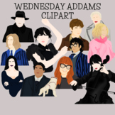 Wednesday Addams clipart