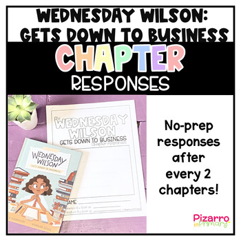 Preview of Wednesday Wilson Chapter Response Novel Study | Wednesday Wilson Book Companion