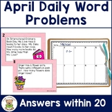 Word Problems within 20 for April