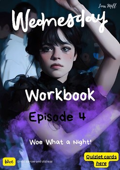 Preview of Wednesday Workbook / EPISODE 4 / Step-by-step tasks / ESL B1-B2 / E-activities