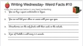 Wednesday Writing 1-10 (bell ringers) *NEW*