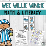 Wee Willie Winkie Nursery Rhyme Literacy Math Activity Mini Unit