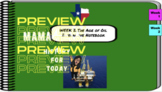 Week 1 Age of Oil-TX History Interactive Notebook & Slides