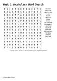 Week 1 Word Search