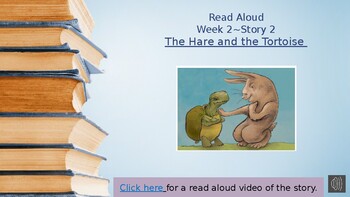 Preview of Week 2, Story 2 Read Aloud PPT & Video "The Hare and the Tortoise"