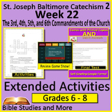 Week 22, St. Joseph Baltimore Catechism 2 Lesson 22 Game, 