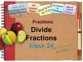 Week 24 Dividing Fractions 5th Grade Common Core Math Lessons