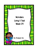 Week 29 Reading Wonders Long I Test with Answer Key