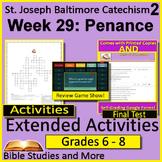 Week 29, St. Joseph Baltimore Catechism 2 Lesson 29 Game, 