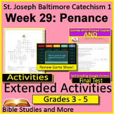 Week 29, St. Joseph Baltimore Catechism I Lesson 29 Game, 