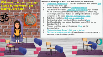 Preview of Week Eight University Yoga Course
