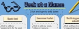 Week at a Glance Template