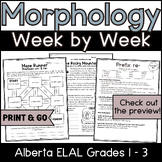 Week by Week Morphology | Daily Lessons | Reading Passages