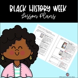 Week of Black History Lesson Plans Pre-K  (GA Pre-k GELDS 