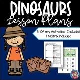 Week of Dinosaur Lesson Plans for Pre-K (GA Pre-k GELDS) 3