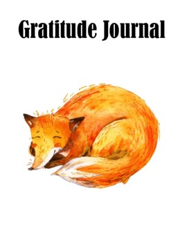 Preview of Week of Gratitude Journal