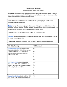 Preview of Week of Monsters Part II: OPTIC Analysis of Siren Paintings