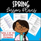 Week of Spring Lesson Plans Pre-K (GA Pre-k GELDS included