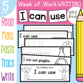 Week of Writing Booklet - Science Tools Theme
