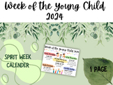 Week of the Young Child 2024 Calendar