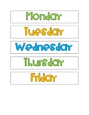 Weekday Labels