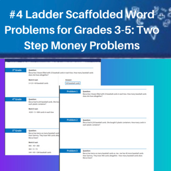 Preview of Ladder Word Problems #4