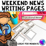 Weekend News Template Writing Pages