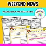 Weekend News Check-in Worksheet - Newspaper Creative Essay
