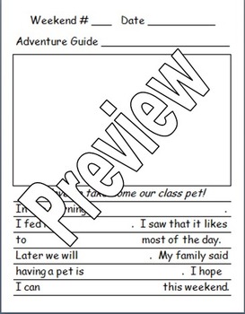 Preview of Weekend Pet Journal