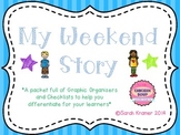 Weekend Story Graphic Organizers and Checklists