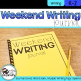 Weekend Writing Journal