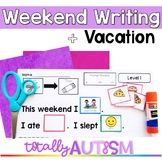 Weekend Writing Prompt Special Education - Students with autism